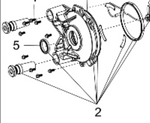 POLARIS OEM ASSEMBLY COVER DIFF OUTPUT RZR TURBO R Item #: 3239499