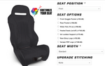 Custom PRP XC Seat for 2016 RZR Turbo - MC