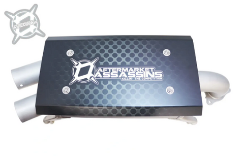 AA Stainless Slip-On Exhaust for 2020-Up RZR Pro XP/Turbo R/Pro S