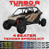 Polaris RZR Turbo R 4 Seater Tender Spring Kit (Fox Shocks)