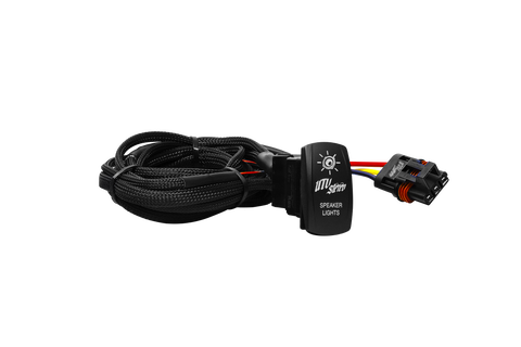 RZR® Pro Series Low Current Harness + Rocker Switch & Pulse Bar Plug | UTVS-PRO-HRN-LC-RKR