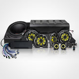 2024-2026 Polaris Xpedition ADV 5 & XP 5, 1800w 8-Speaker Phase-7 K-Spec Plug-&-Play Audio Kit For Ride Command