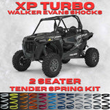 Polaris RZR XP Turbo 2 Seater Tender Spring Kit (Walker Evans Shocks)