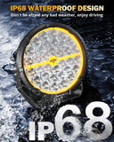 RAY-L Series | 9 Inch 318W 34180LM Dual DRL Offroad LED Driving Lights