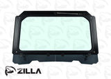 Black Vented Glass Windshield for RZR 900, 1000, Turbo with Wiper
