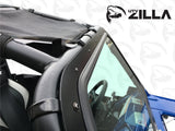 Black RZR 570, 800, XP900  Full Glass Windshield with Wiper