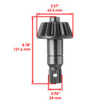 Caltric Front Differential Ring & Pinion For Polaris RZR RS1, RZR Turbo S, RZR Pro XP, RZR Turbo R, RZR PRO S