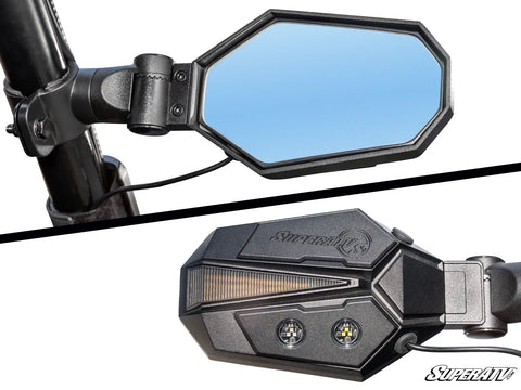 SUPER ATV POLARIS LIGHTED SIDE-VIEW MIRRORS