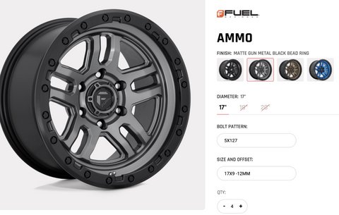Fuel Ammo Matte Gunmetal Black Bead Ring - D70117907545