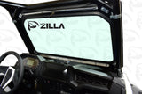 Black Vented Glass Windshield for Polaris RZR Turbo "S" Model with Wiper