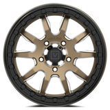 VALOR OFFROAD V15 Beadlock UTV Wheel Beadlock Satin Bronze