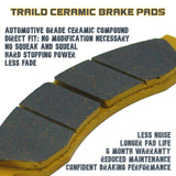 Kawasaki Brute Force 300 2012-2026 Ceramic Brake Pad Set