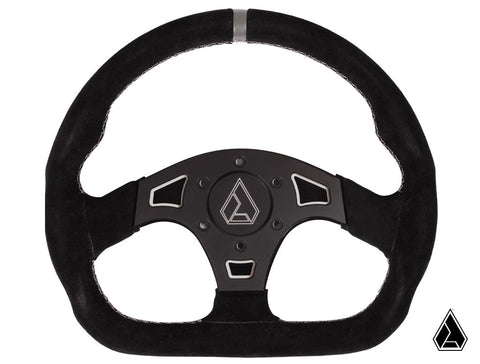 ASSAULT INDUSTRIES SUEDE BALLISTIC "D" STEERING WHEEL (UNIVERSAL)