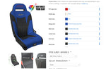 PRP RST CUSTOM SEATS - RZR TURBO S - KEN