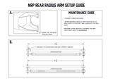 NRP RZR XP1000 BILLET HIGH CLEARANCE RADIUS RODS