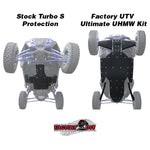 Factory UTV Polaris RZR XP Turbo S UHMW Skid Plate