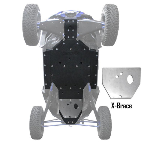 Factory UTV Polaris RZR Pro XP UHMW Skid Plate