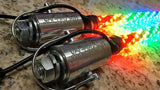 4 Foot NoCo LED Desert Whips / Pair of Bluetooth & Remote Vertigo Safety Series