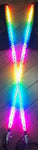 4 Foot NoCo LED Desert Whips / Pair of Remote Vertigo Series
