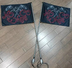 4 Foot NoCo LED Desert Whips / Pair of Remote Vertigo Series