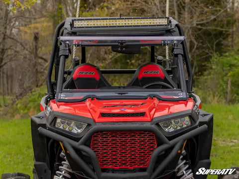 Super ATV POLARIS RZR XP 1000 SCRATCH RESISTANT FLIP WINDSHIELD