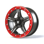 Bullite BT-09 SHURIKEN Beadlock 5 on 4.5 Lug Wheel for the RZR Turbo R and Pro R