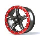 Bullite BT-09 SHURIKEN Beadlock 5 on 4.5 Lug Wheel for the RZR Turbo R and Pro R