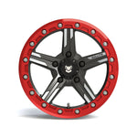 Bullite BT-09 SHURIKEN Beadlock 5 on 4.5 Lug Wheel for the RZR Turbo R and Pro R