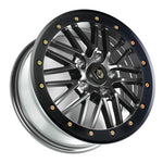 Pro Armor Rath Beadlock Wheel Titanium Metallic 15x7 (5-lug)