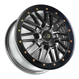 Pro Armor Rath Beadlock Wheel Titanium Metallic 15x7 (5-lug)